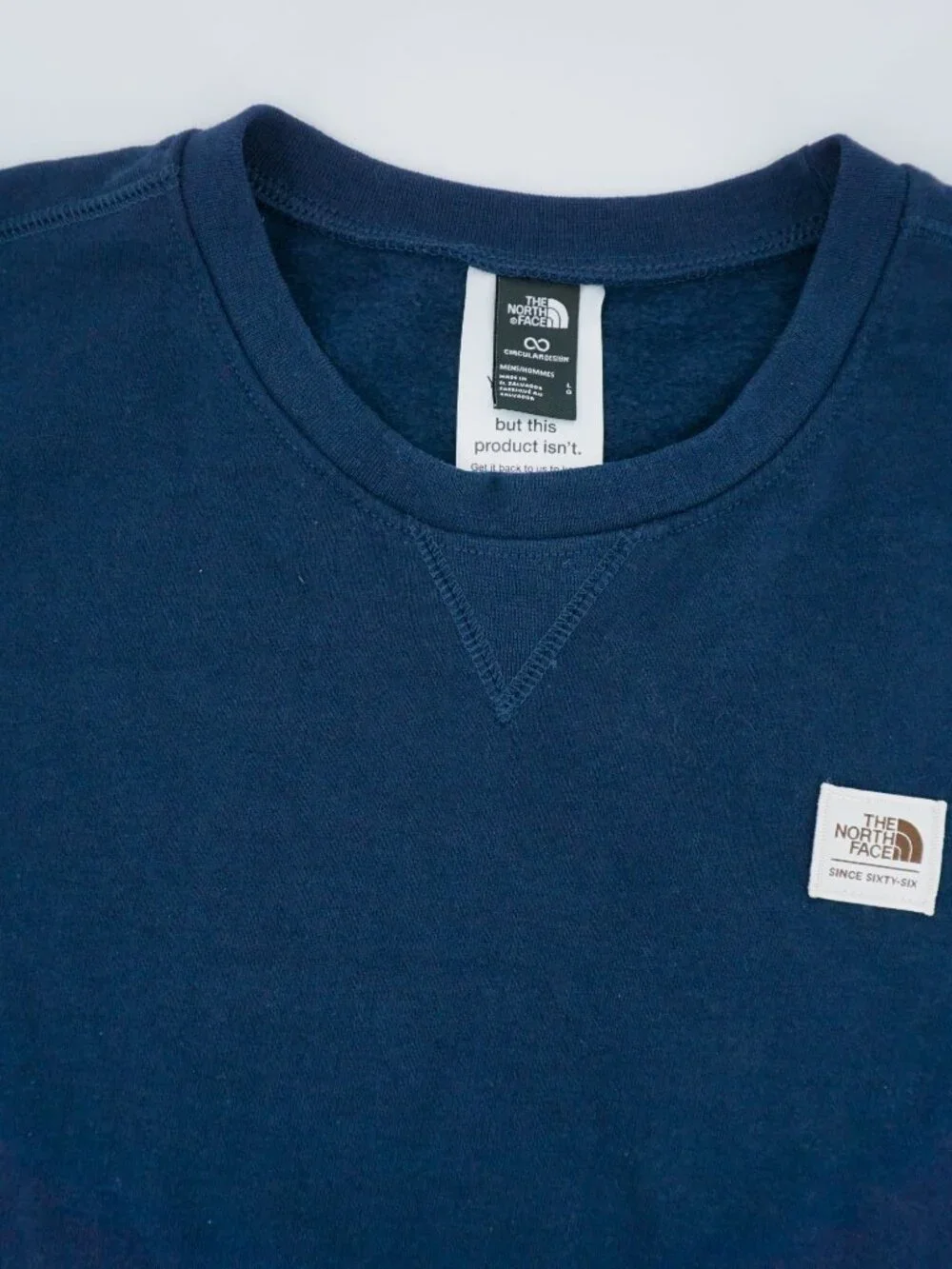 The North Face Heritage Pass Sweatshirt Pullover Navy Blue Men's Large